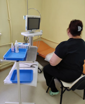 В приемном отделении СП Перинатальный центр установлен УЗяи аппарат для исключения острой акушерской патологии при неотложных состояниях у обратившихся за помощью беременных.