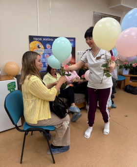 В Крыму будущих мам поздравили с Днём беременных!